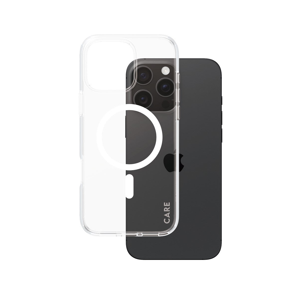CARE by PanzerGlass® Flagship Case Transparent Urban Combat w. White MagSafe iPhone 16 Pro Max